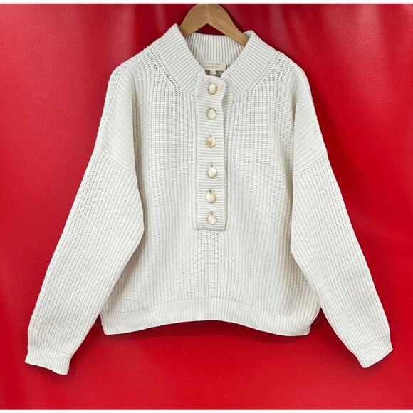 Sezane Ecru Lucas Jumper - Picture 7 of 14